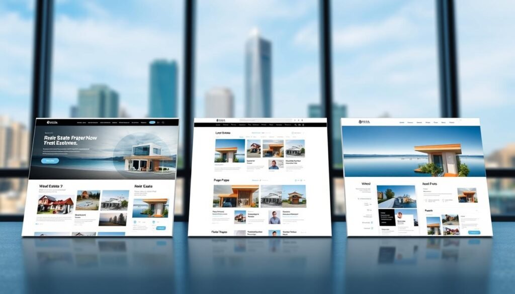 Real estate website themes comparison